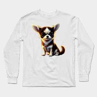 Chihuahua in suit Long Sleeve T-Shirt